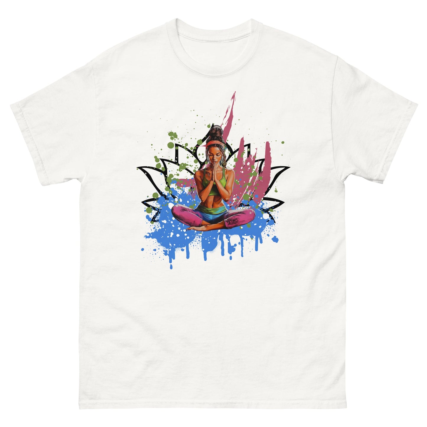 Buntes Yoga T-Shirt - YogaStylz