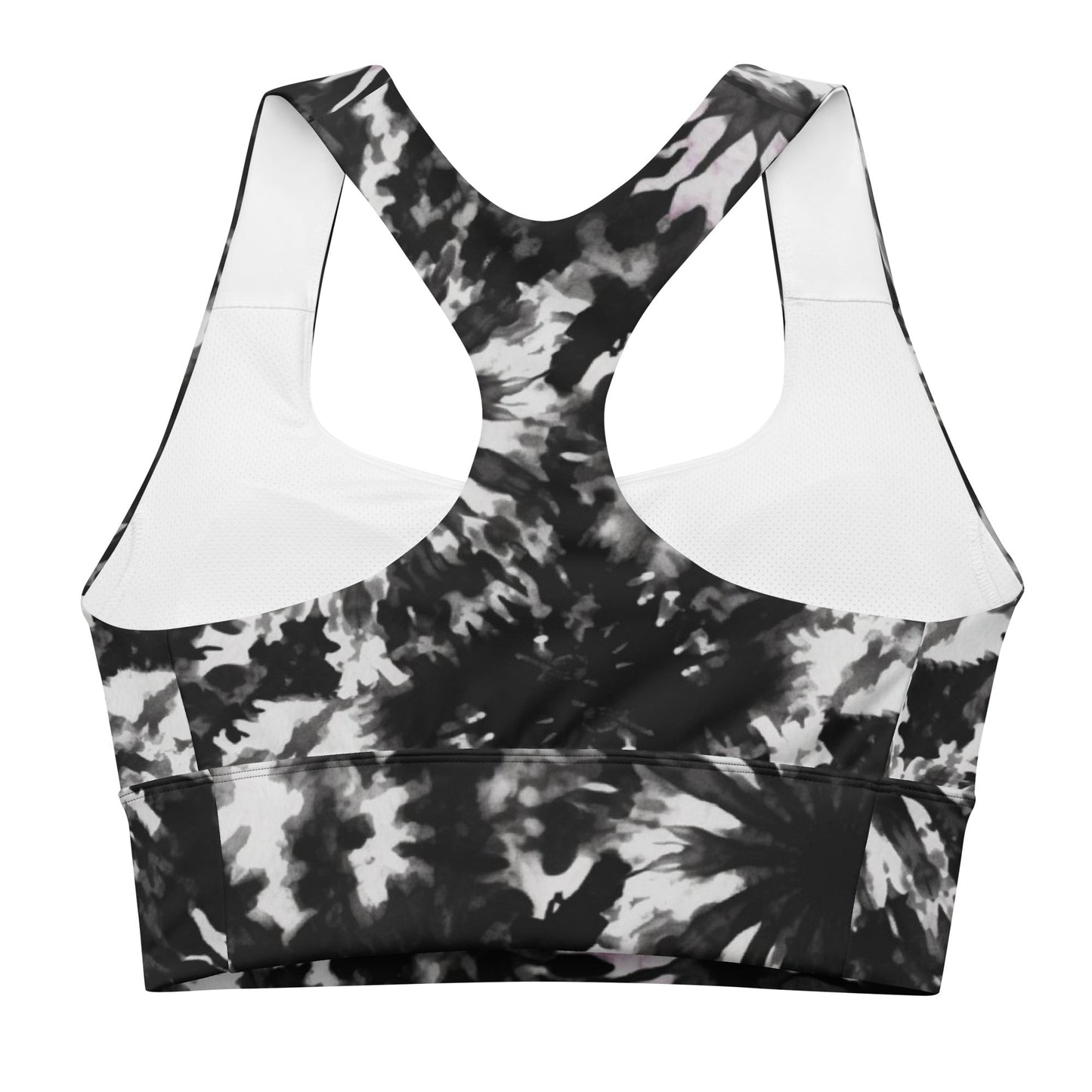 Recycelter Longline - Sport - BH im Tie - Dye Design - YogaStylz