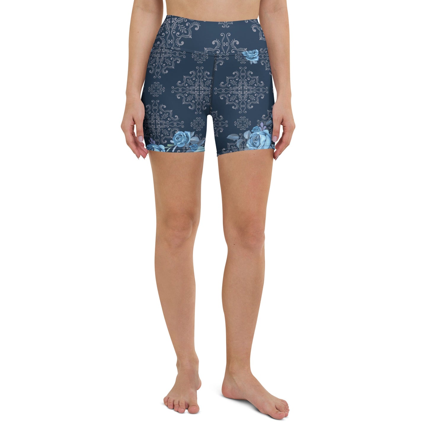 Yoga - Shorts mit Blumenmuster - YogaStylz