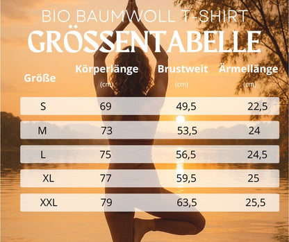 Bio T-Shirt mit Lotus & Ornamenten – Spirituelles Boho Unisex Shirt – Achtsamkeit & Yoga Design - Unisex - Bio - Baumwoll - T-Shirt - YogaStylz
