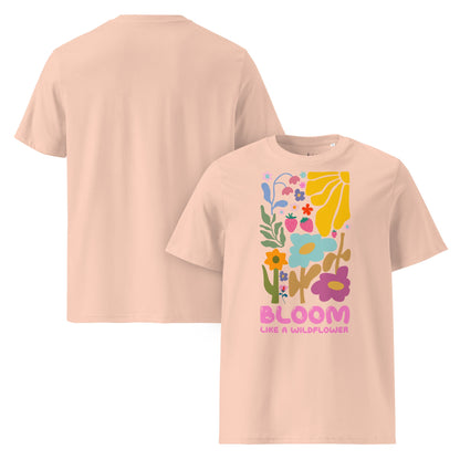 Bloom Like a Wildflower – Unisex Bio T-Shirt aus 100 % Bio - Baumwolle - YogaStylz
