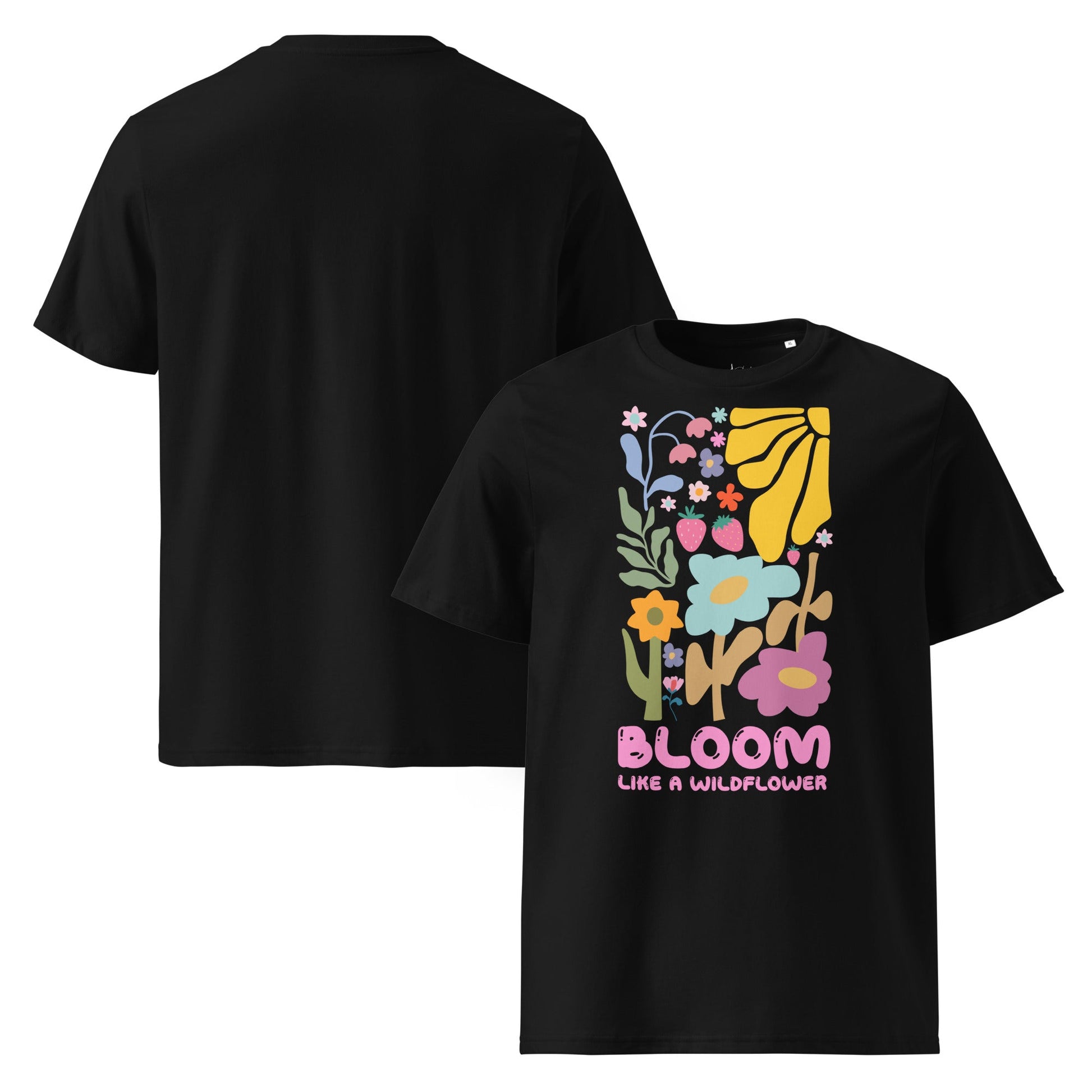 Bloom Like a Wildflower – Unisex Bio T-Shirt aus 100 % Bio - Baumwolle - YogaStylz