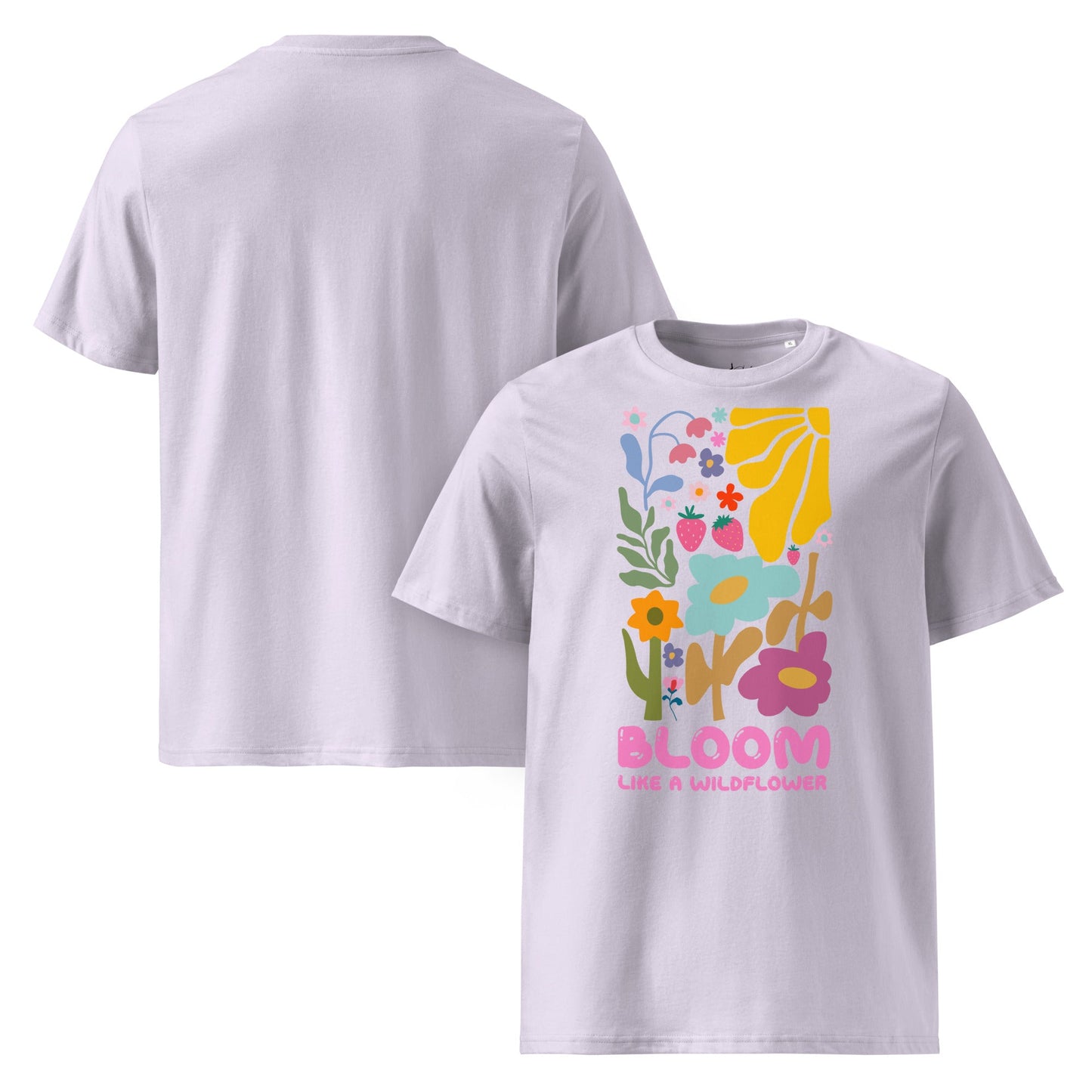 Bloom Like a Wildflower – Unisex Bio T-Shirt aus 100 % Bio - Baumwolle - YogaStylz