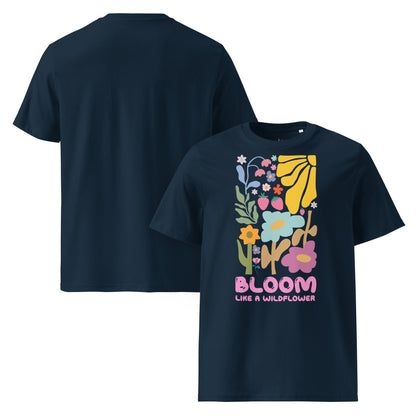 Bloom Like a Wildflower – Unisex Bio T-Shirt aus 100 % Bio - Baumwolle - YogaStylz