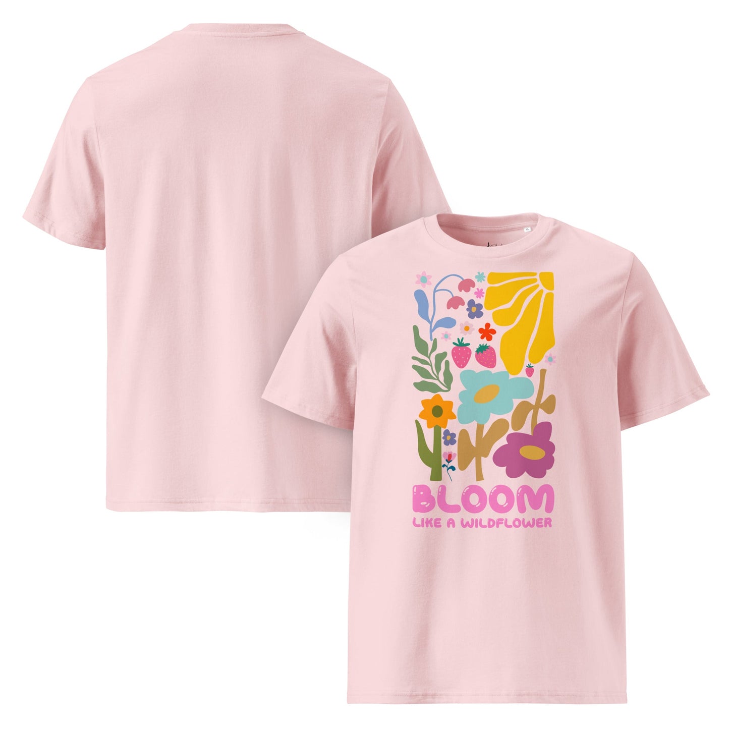 Bloom Like a Wildflower – Unisex Bio T-Shirt aus 100 % Bio - Baumwolle - YogaStylz