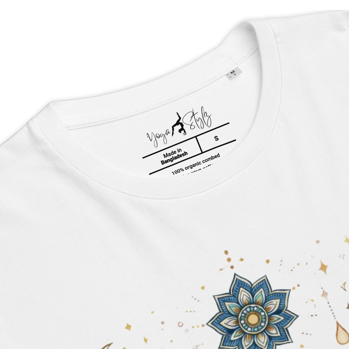 Boho Blumen T-Shirt | Spiritual Lotus Shirt | Unisex Bio Baumwolle - YogaStylz