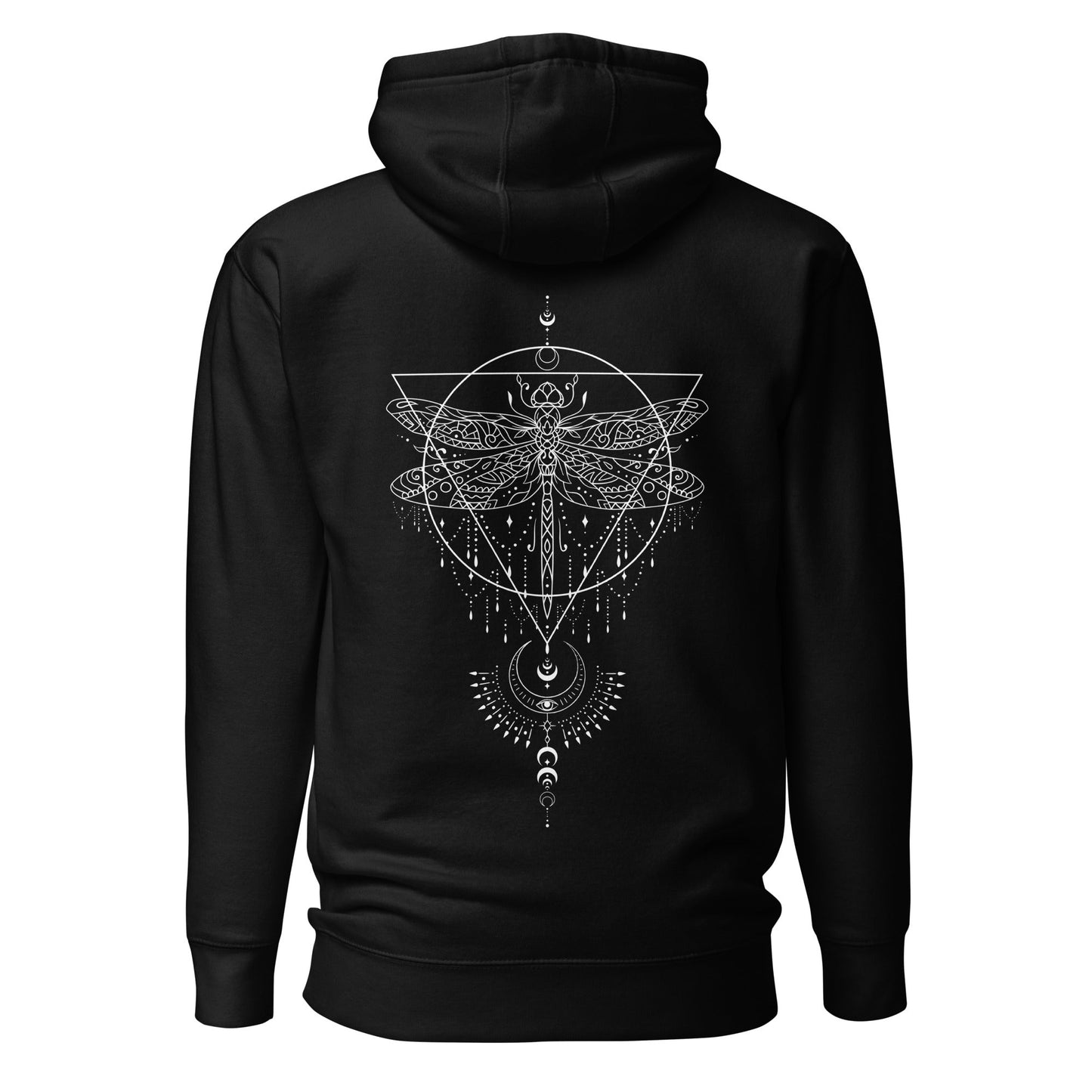 Boho Mystik Hoodie | Spiritueller Geometrie Print | Cozy Design - YogaStylz