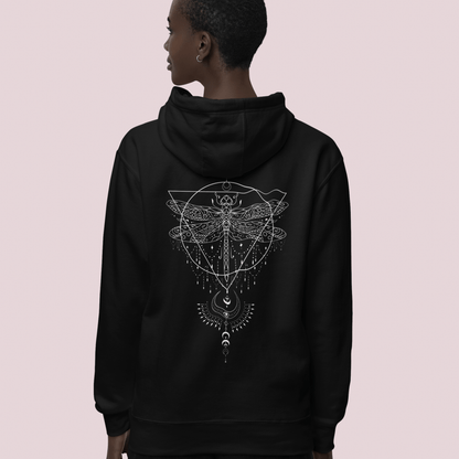 Boho Mystik Hoodie | Spiritueller Geometrie Print | Cozy Design - YogaStylz