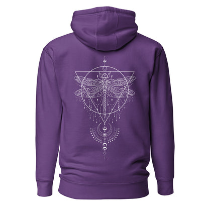 Boho Mystik Hoodie | Spiritueller Geometrie Print | Cozy Design - YogaStylz