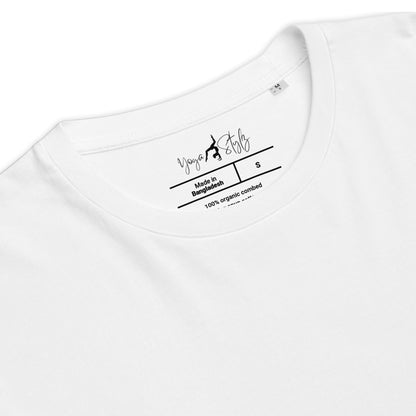 Boho T-Shirt mit floralem Rückenprint & Statement - Weich, hochwertig & nachhaltig - YogaStylz