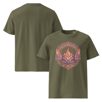 Boho Yoga Mandala T-Shirt | Spirituelles Shirt | Bio Baumwolle - YogaStylz