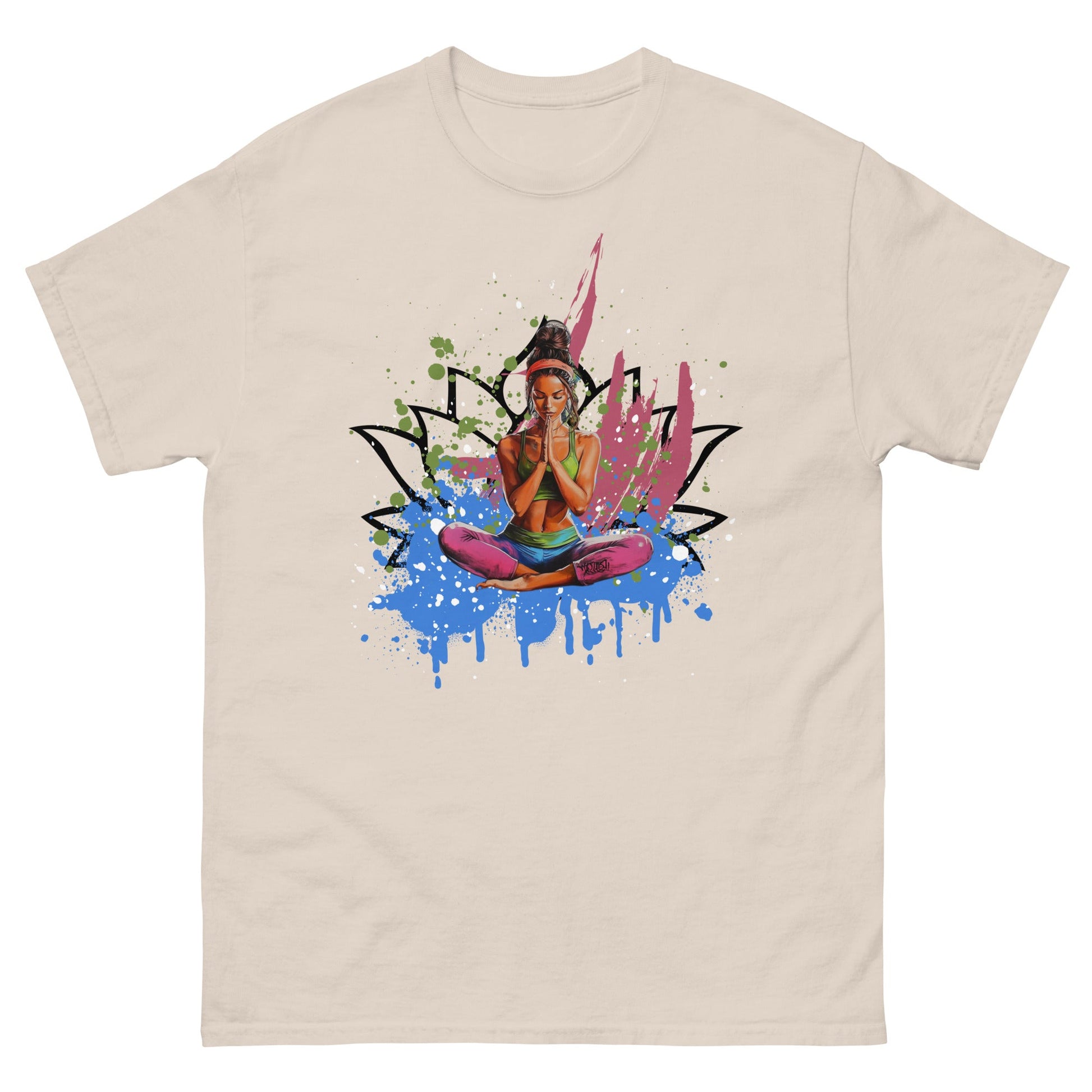 Buntes Yoga T-Shirt - YogaStylz