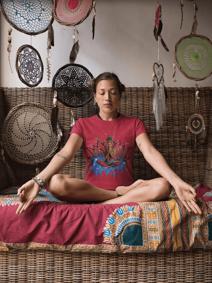 Buntes Yoga T-Shirt - YogaStylz