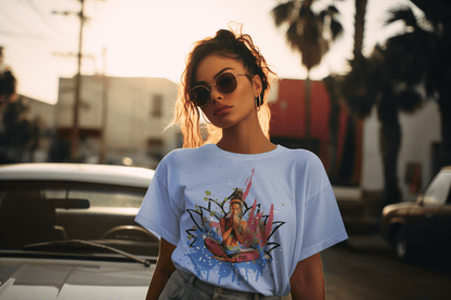 Buntes Yoga T-Shirt - YogaStylz