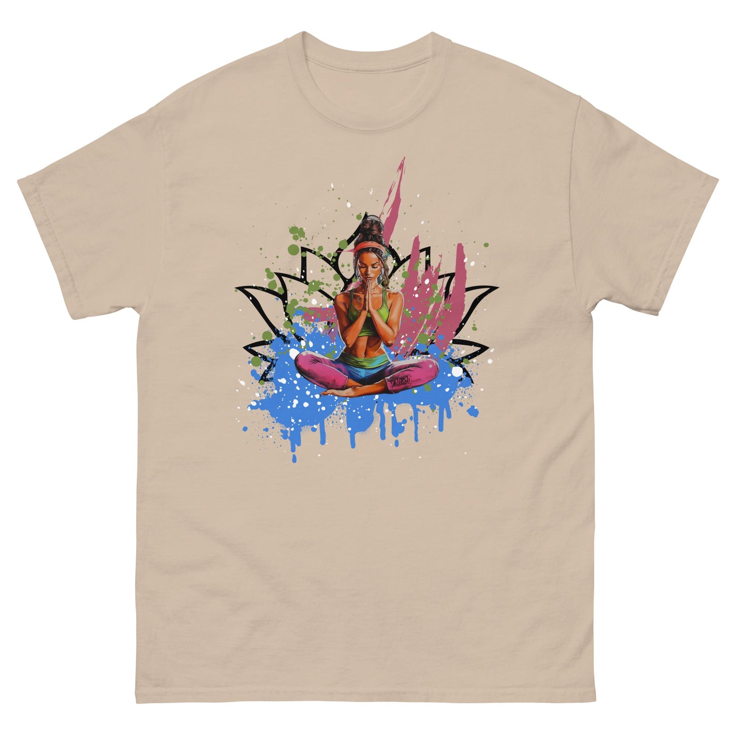 Buntes Yoga T-Shirt - YogaStylz