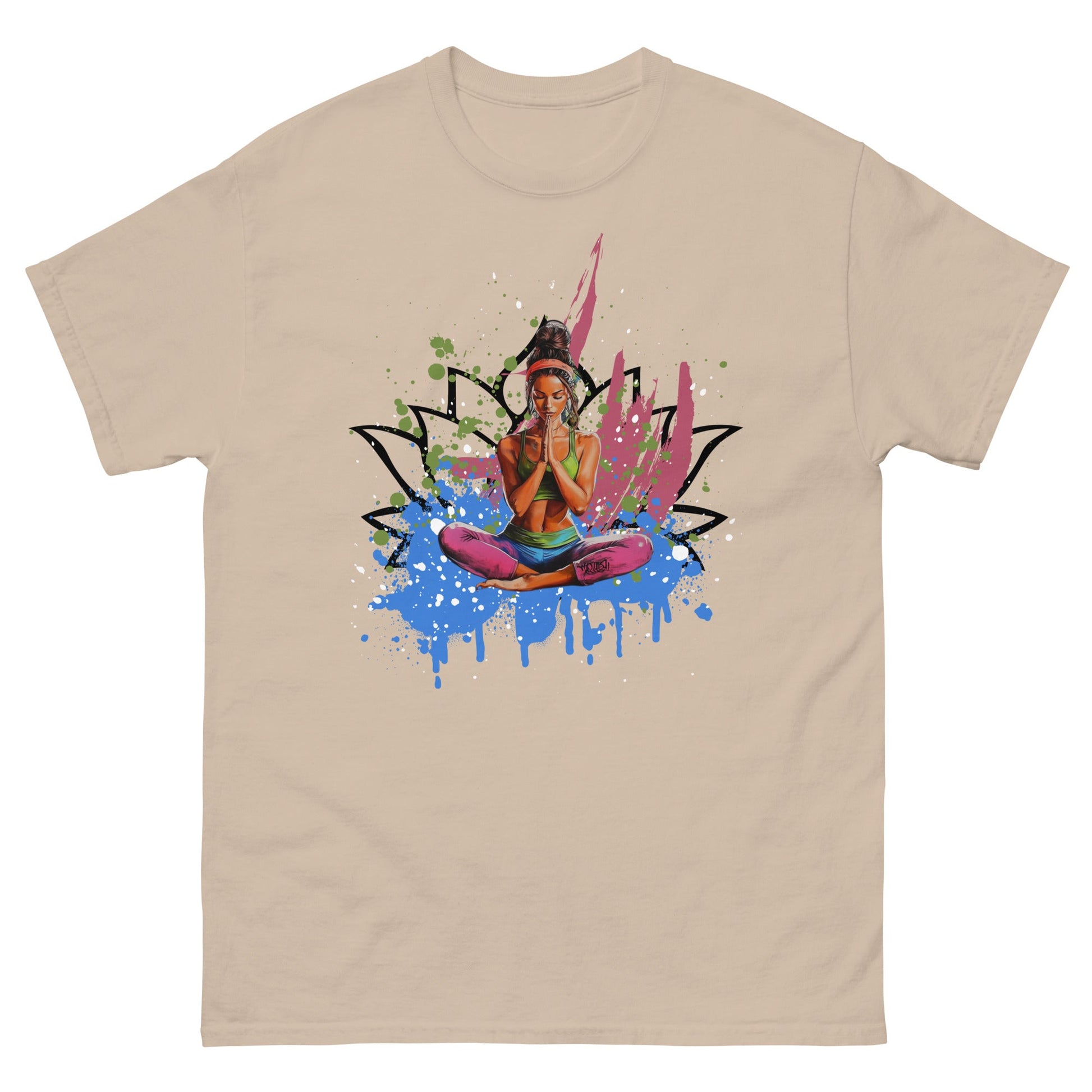 Buntes Yoga T-Shirt - YogaStylz