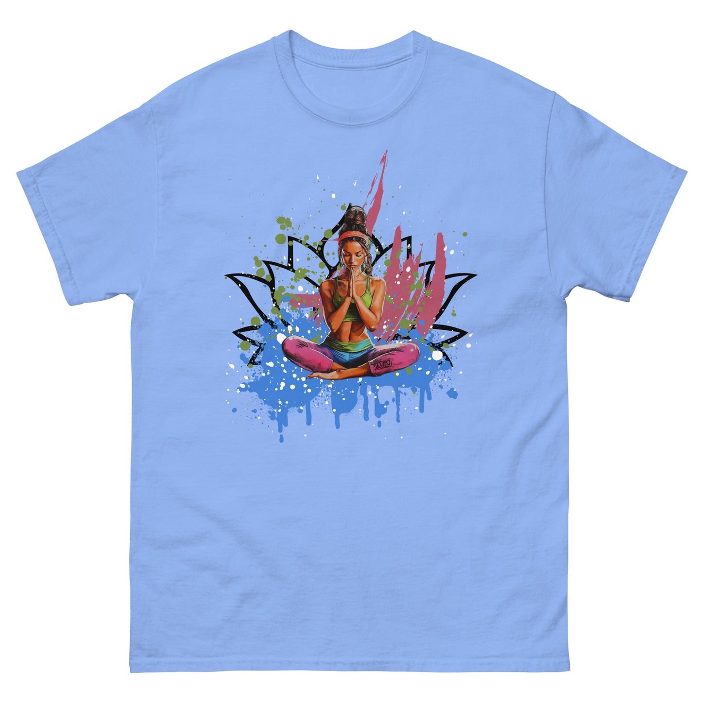 Buntes Yoga T-Shirt - YogaStylz