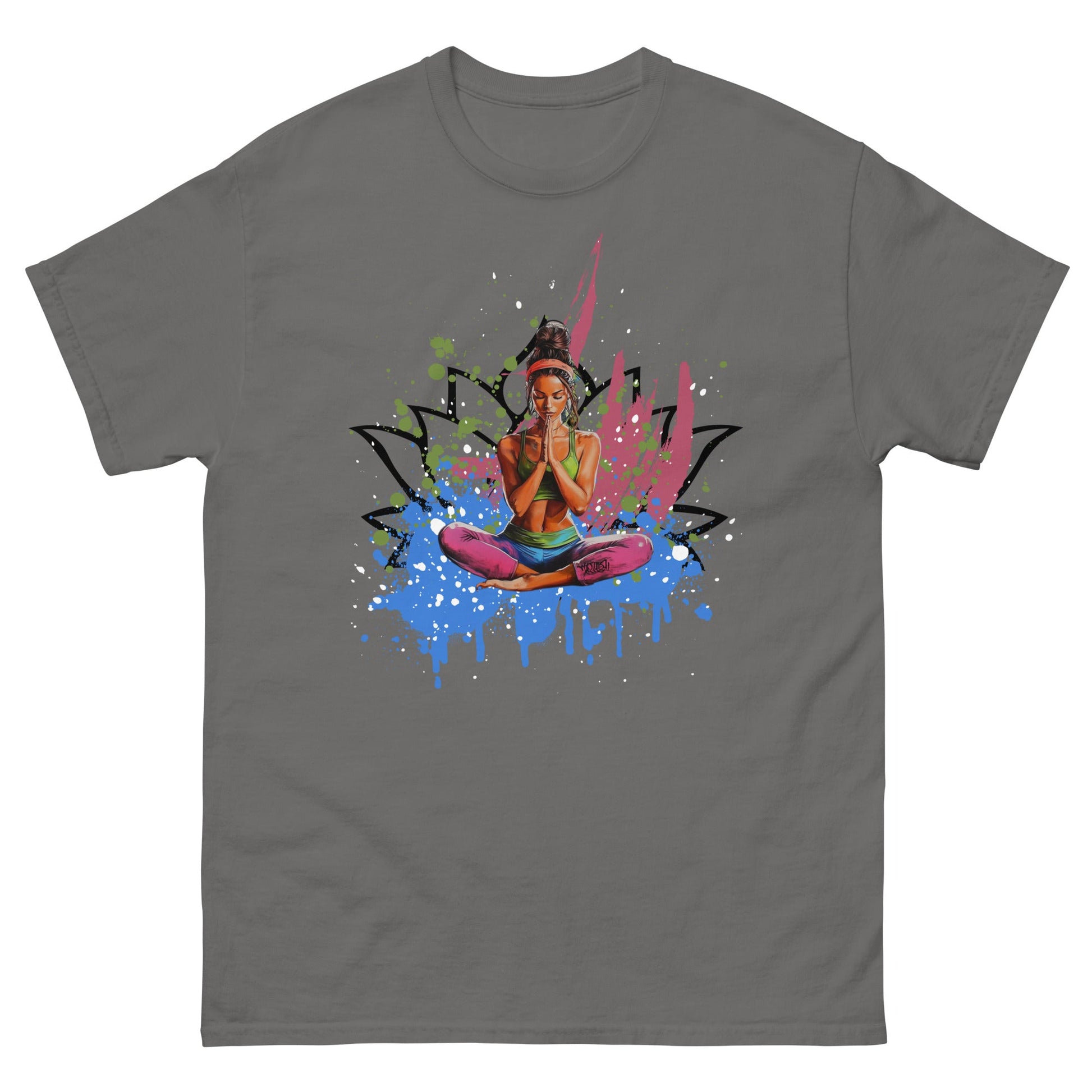 Buntes Yoga T-Shirt - YogaStylz