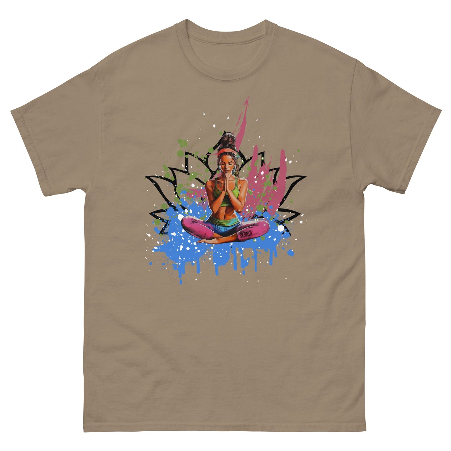Buntes Yoga T-Shirt - YogaStylz