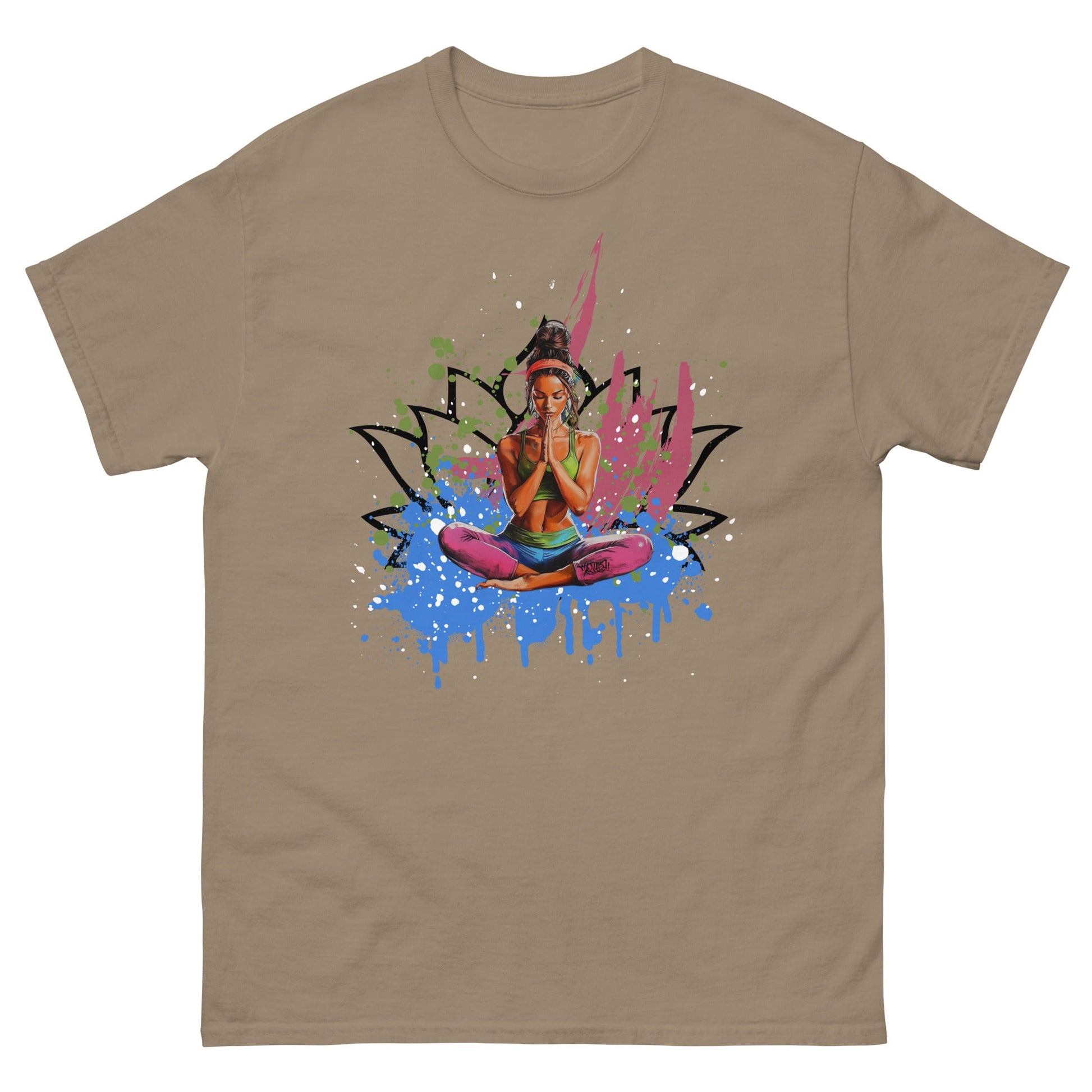 Buntes Yoga T-Shirt - YogaStylz