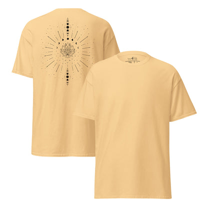 Celestial Sun Moon T-Shirt | Mystisches Line Art Design | Zeitloses Statement Shirt - YogaStylz