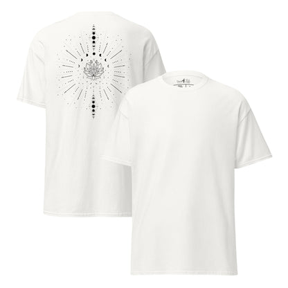 Celestial Sun Moon T-Shirt | Mystisches Line Art Design | Zeitloses Statement Shirt - YogaStylz