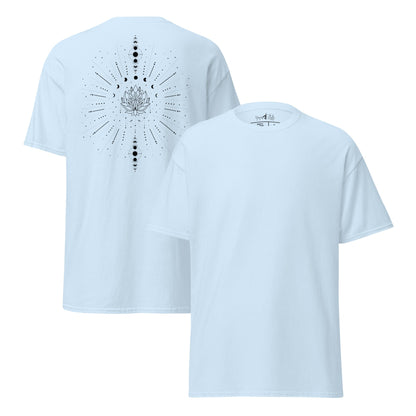 Celestial Sun Moon T-Shirt | Mystisches Line Art Design | Zeitloses Statement Shirt - YogaStylz