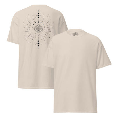 Celestial Sun Moon T-Shirt | Mystisches Line Art Design | Zeitloses Statement Shirt - YogaStylz