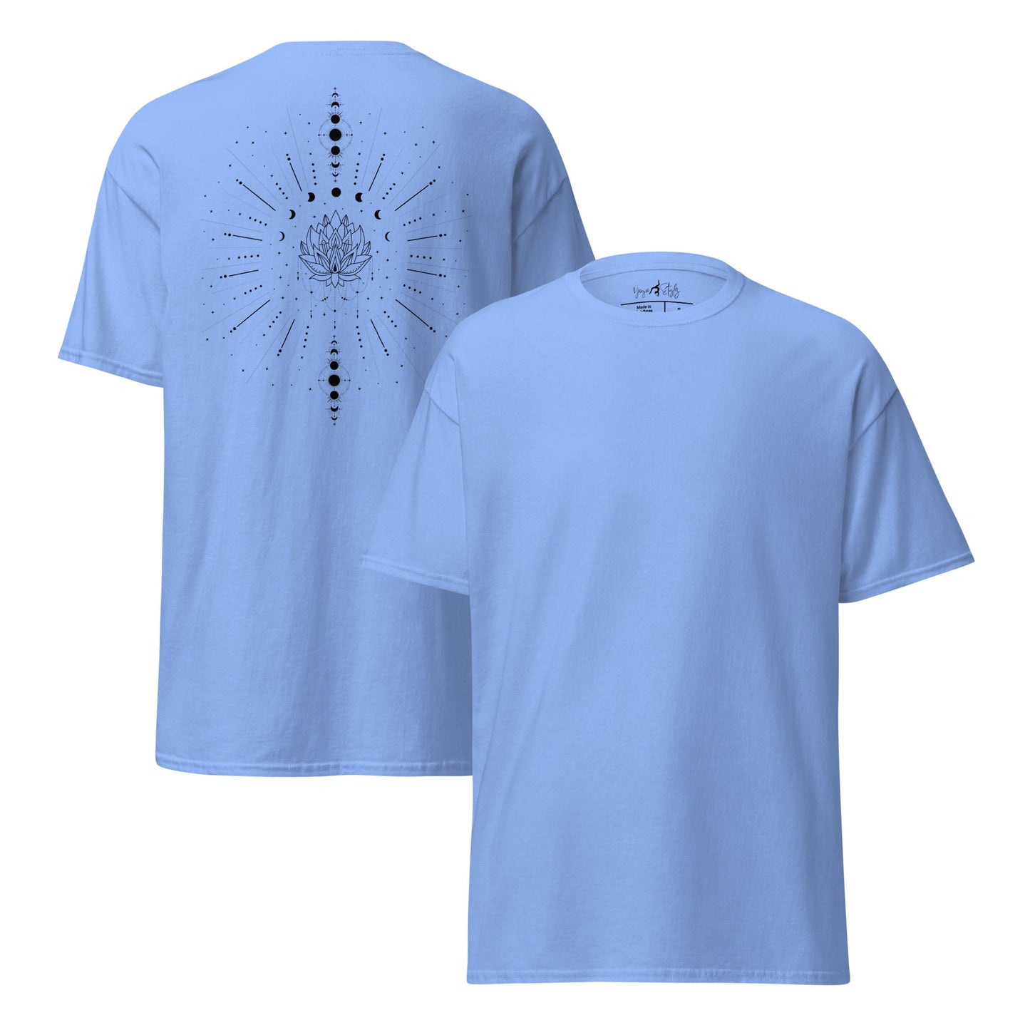 Celestial Sun Moon T-Shirt | Mystisches Line Art Design | Zeitloses Statement Shirt - YogaStylz