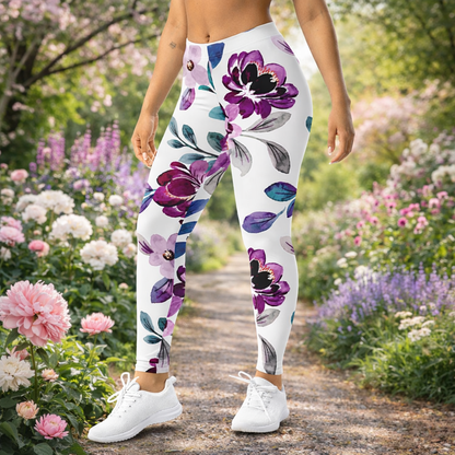 Everyday Blossom Leggings – Zartes Blumenmuster & Komfort - YogaStylz
