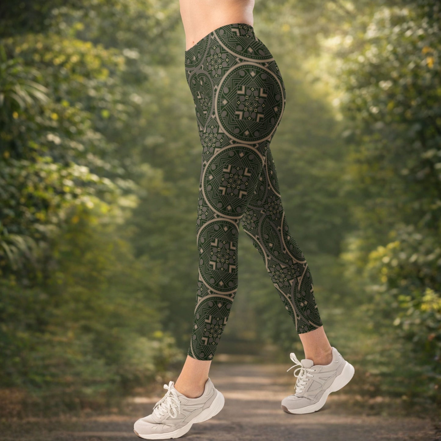 Geo - Spirit Leggings – Boho Style & Komfort für Yoga & Alltag - YogaStylz
