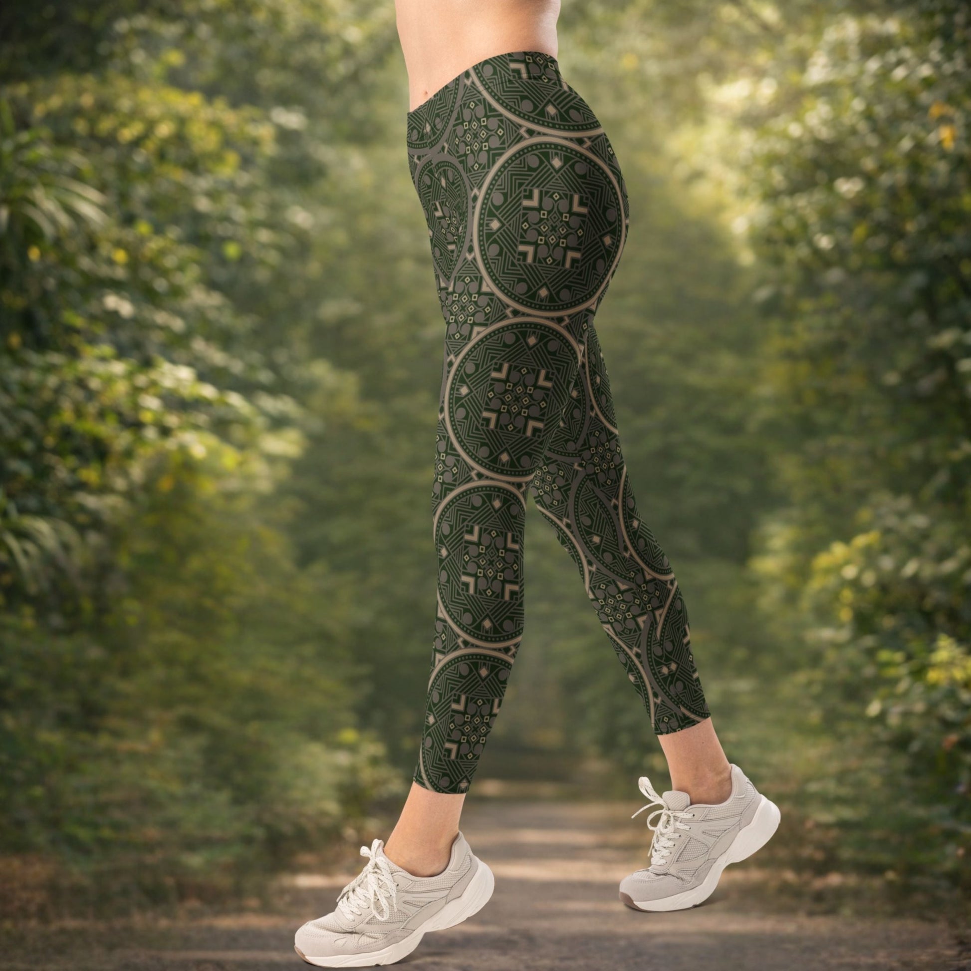 Geo - Spirit Leggings – Boho Style & Komfort für Yoga & Alltag - YogaStylz