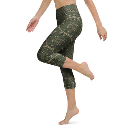 Geo - Spirit Yoga - Capri - Leggings – Komfort & Energie in Harmonie - YogaStylz