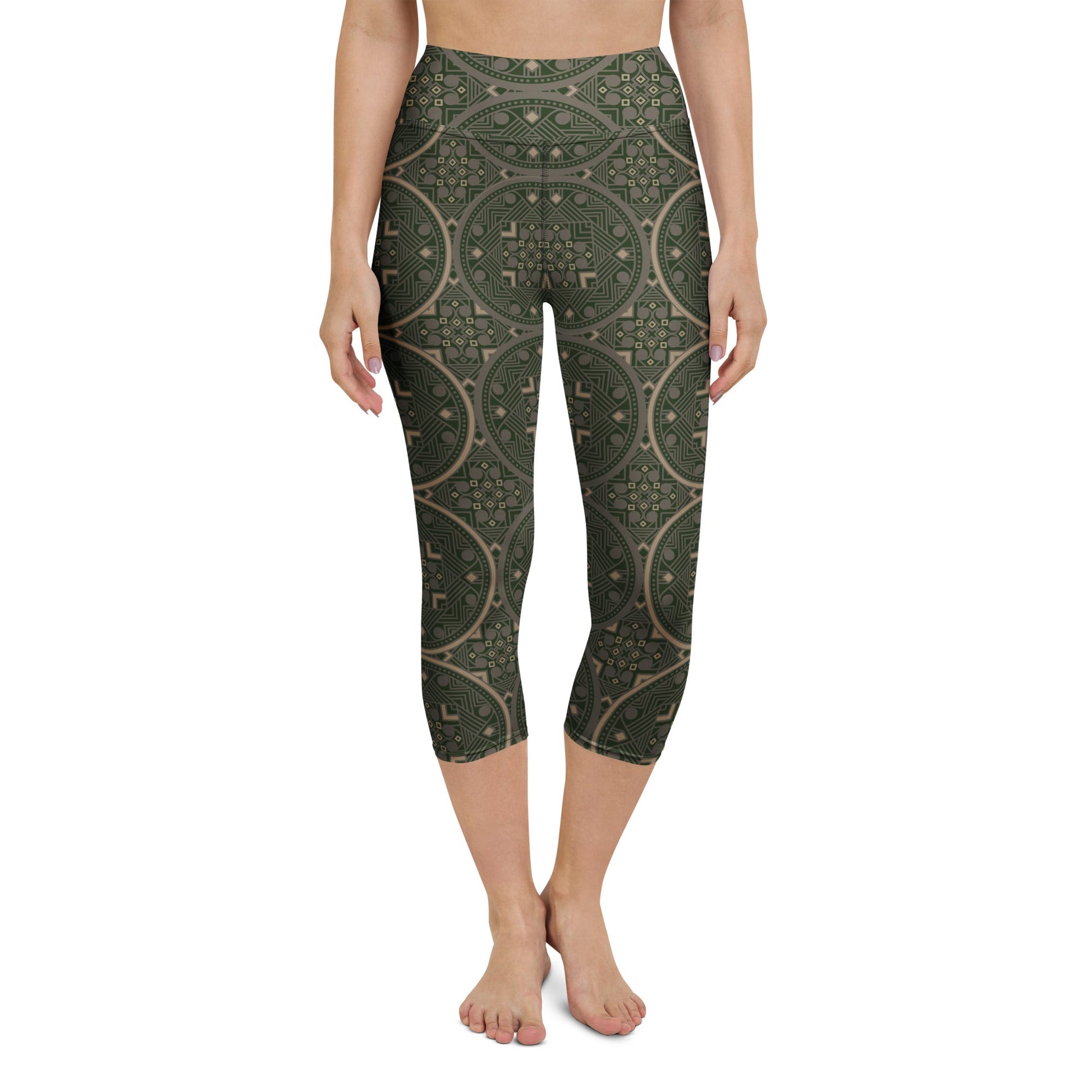 Geo - Spirit Yoga - Capri - Leggings – Komfort & Energie in Harmonie - YogaStylz