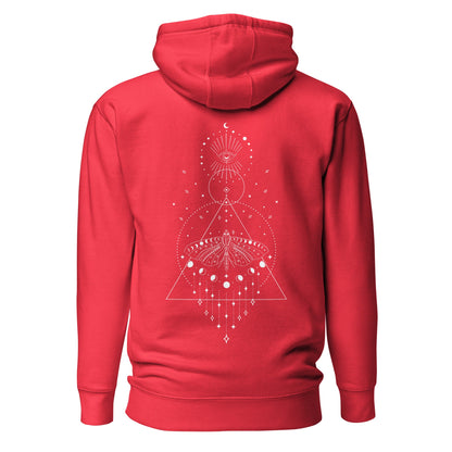 Hoodie Mystisch | geometrisches Design | Weicher Baumwoll - Hoodie - YogaStylz