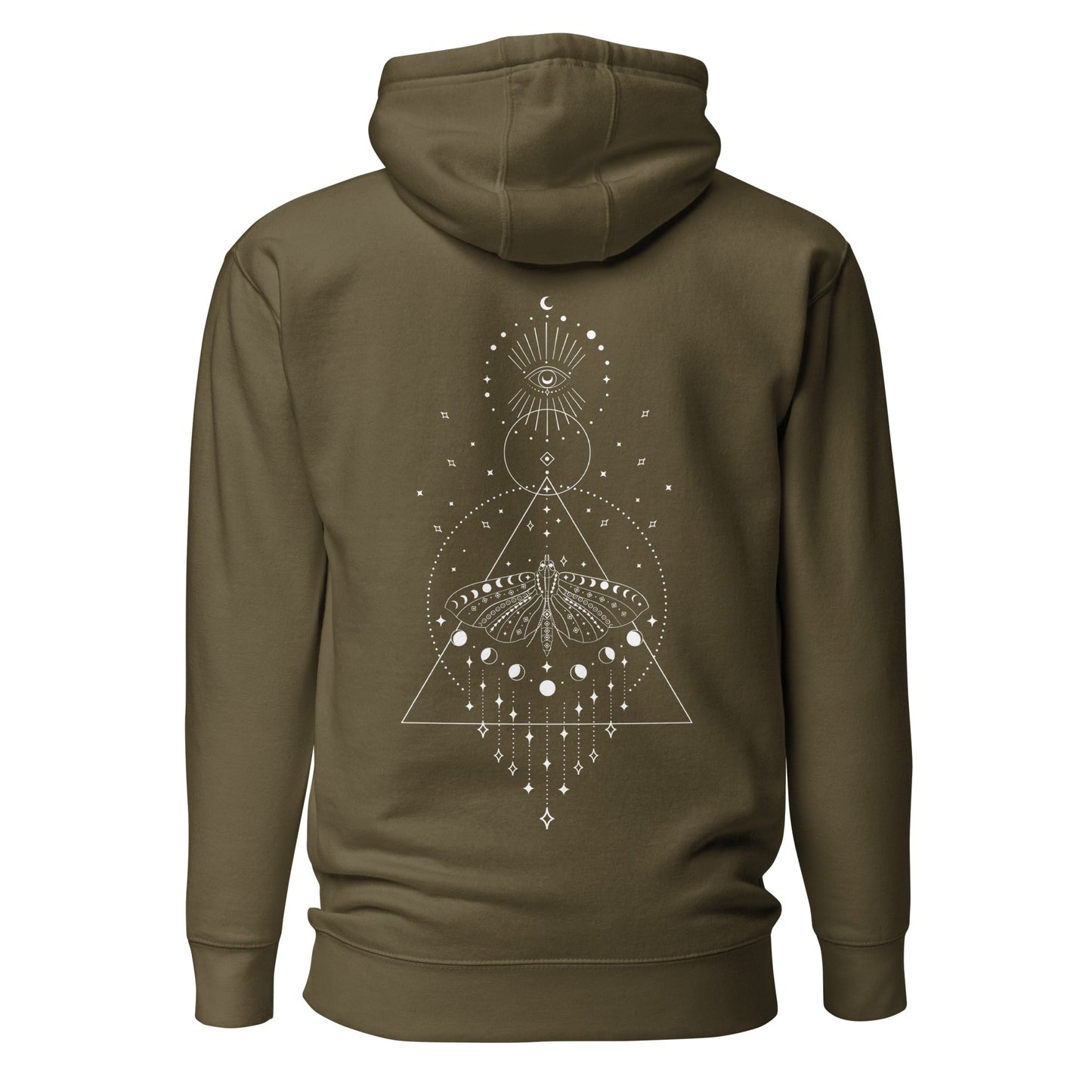 Hoodie Mystisch | geometrisches Design | Weicher Baumwoll - Hoodie - YogaStylz