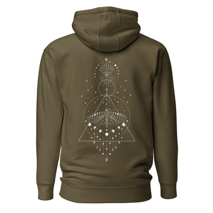 Hoodie Mystisch | geometrisches Design | Weicher Baumwoll - Hoodie - YogaStylz
