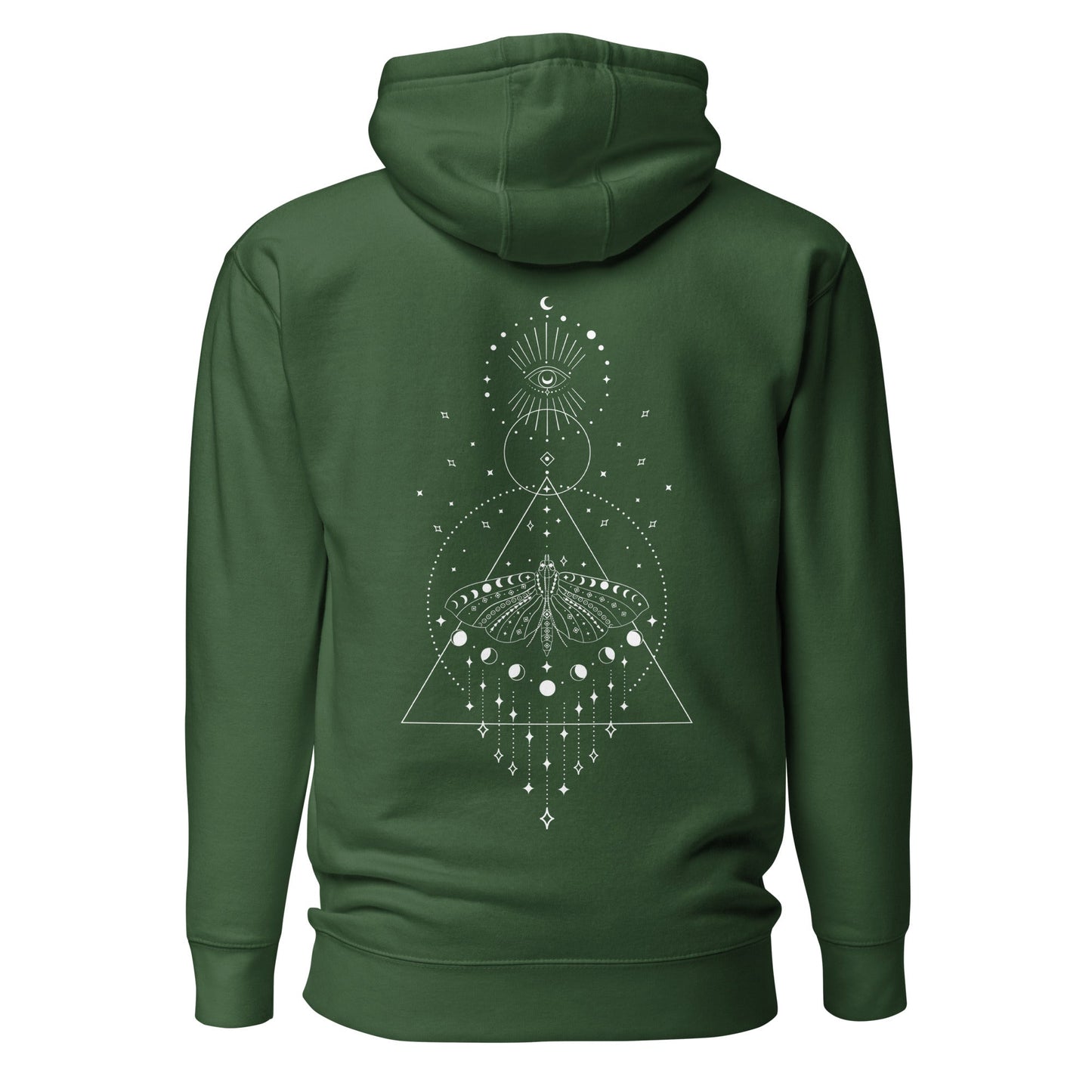 Hoodie Mystisch | geometrisches Design | Weicher Baumwoll - Hoodie - YogaStylz