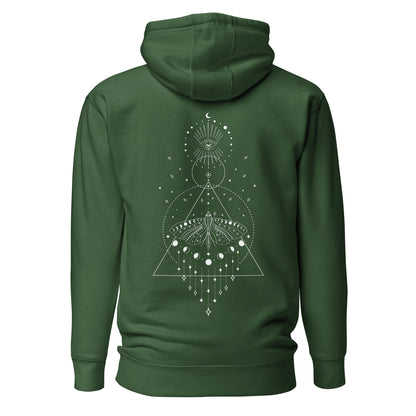 Hoodie Mystisch | geometrisches Design | Weicher Baumwoll - Hoodie - YogaStylz