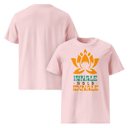 Inhale Exhale T-Shirt – Achtsamkeit & Meditation Design | Unisex Shirt aus 100 % Baumwolle (Bio) für Yoga & Selfcare - YogaStylz