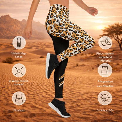 Leoparden - Leggings – Boho Style & Komfort - YogaStylz