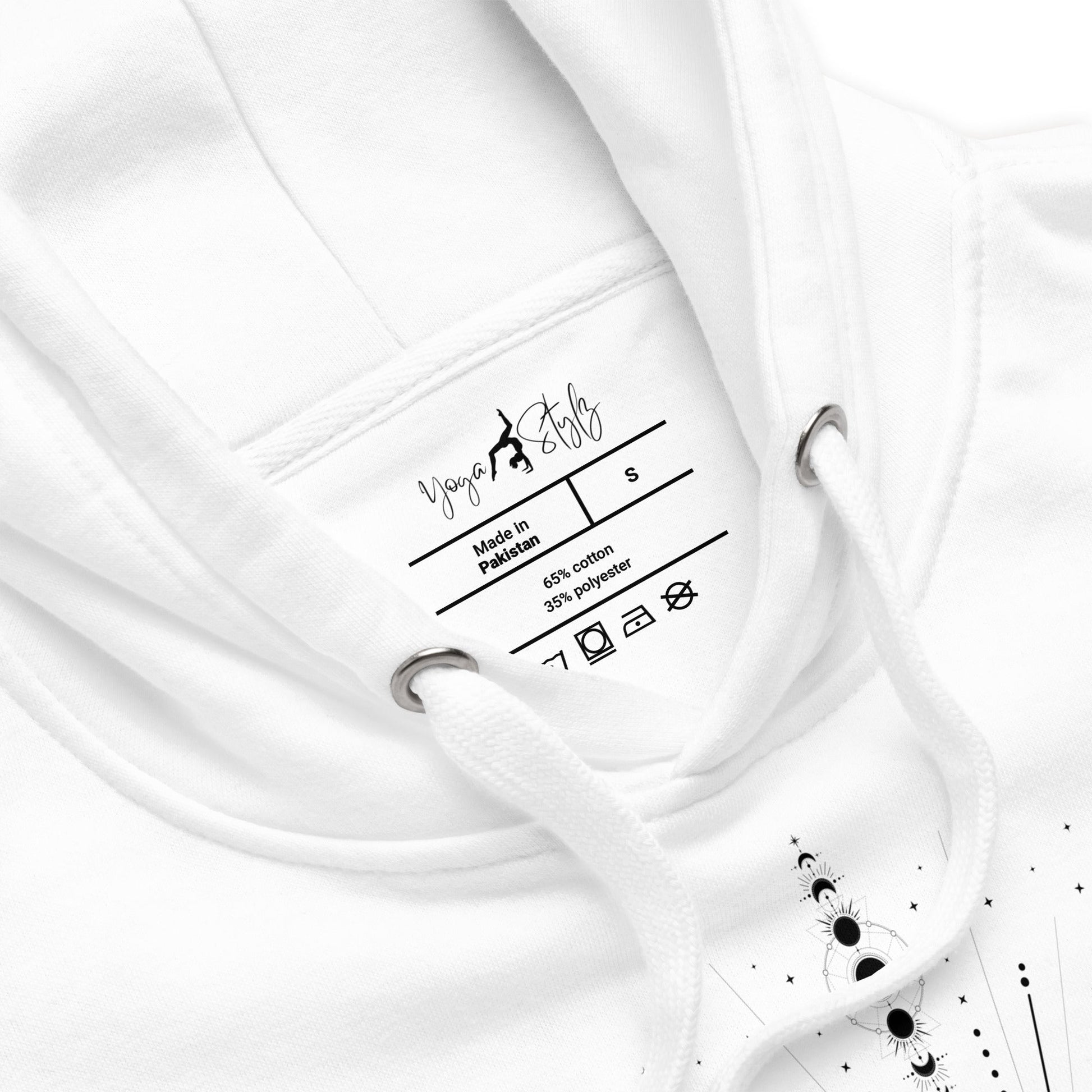 Lotus Line Art Hoodie | Minimalistisches Design | Zeitlos & gemütlich - YogaStylz