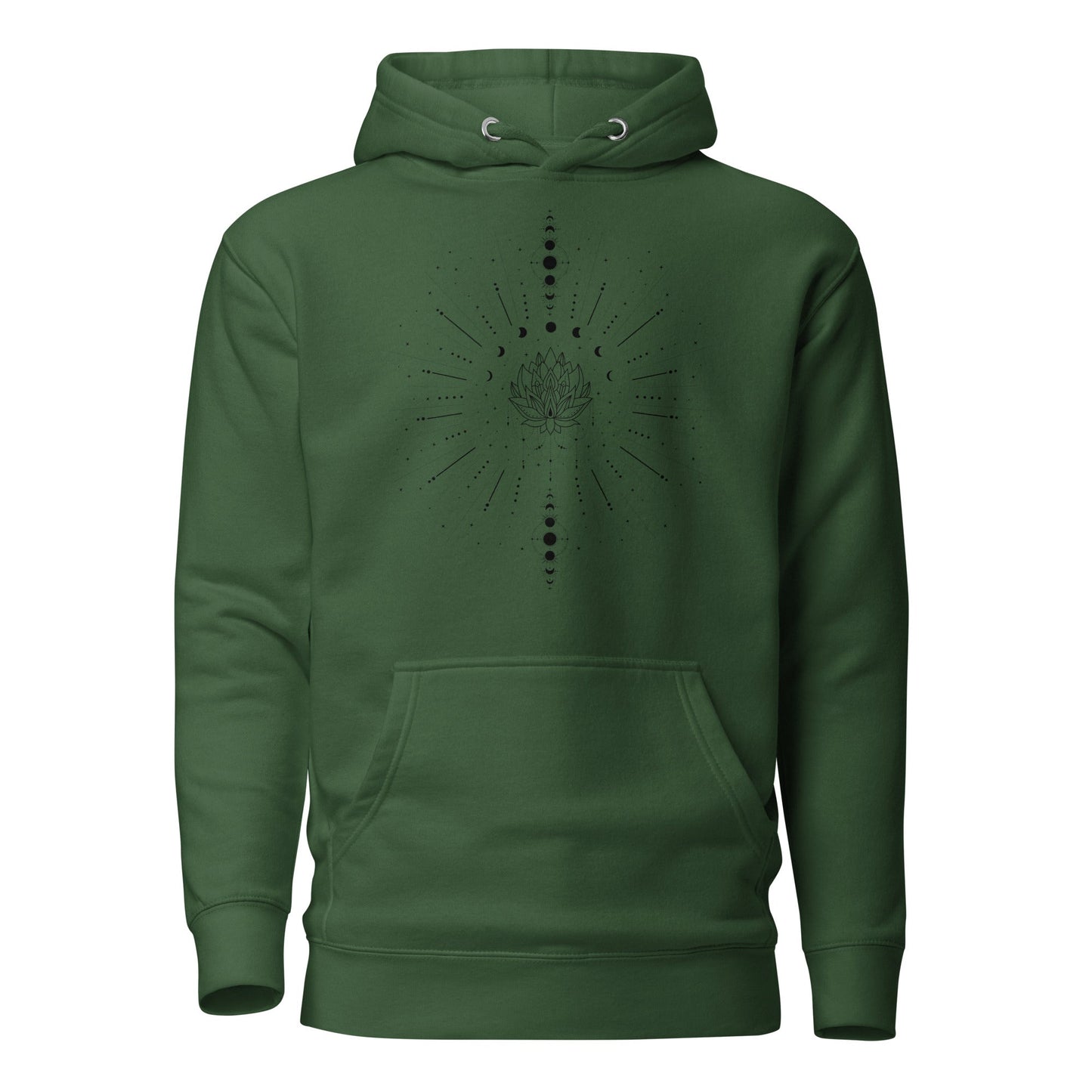 Lotus Line Art Hoodie | Minimalistisches Design | Zeitlos & gemütlich - YogaStylz