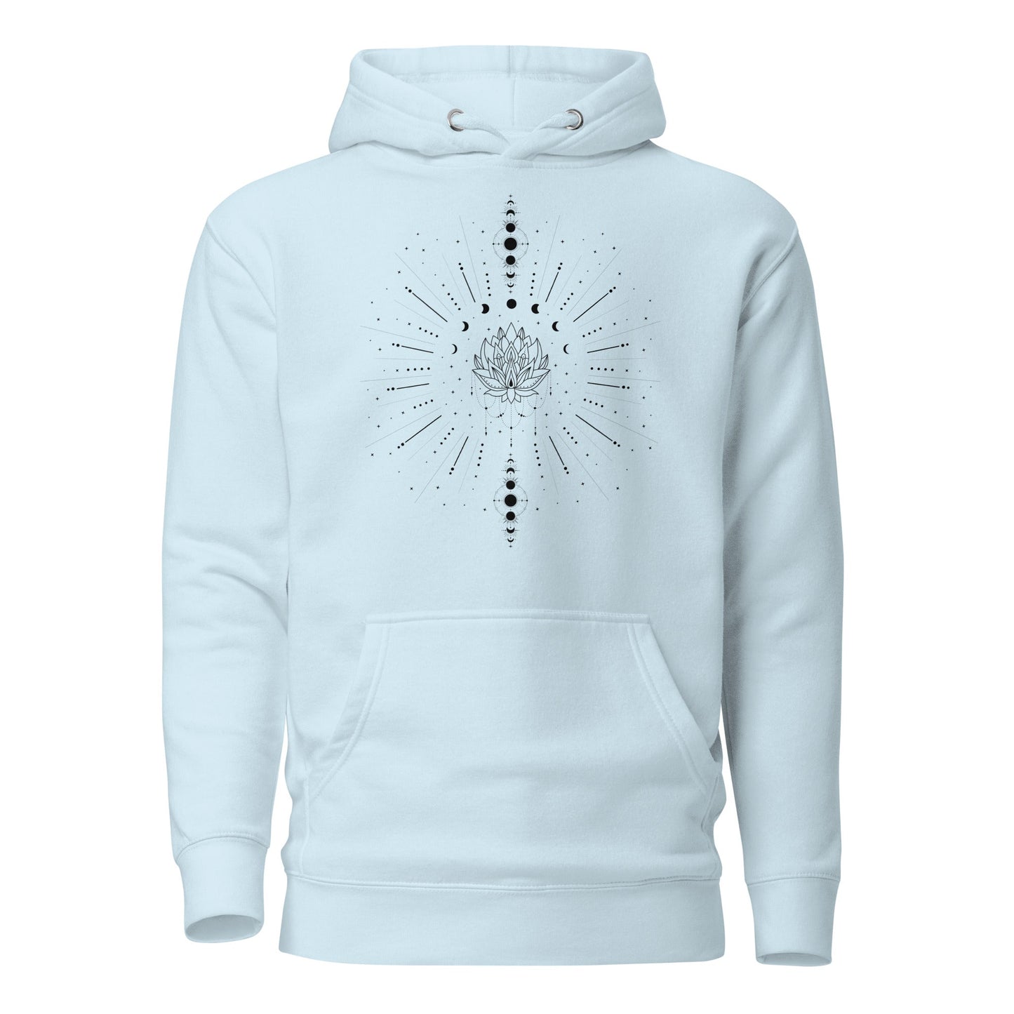 Lotus Line Art Hoodie | Minimalistisches Design | Zeitlos & gemütlich - YogaStylz