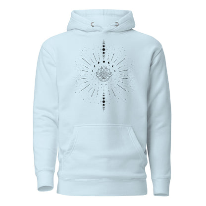 Lotus Line Art Hoodie | Minimalistisches Design | Zeitlos & gemütlich - YogaStylz