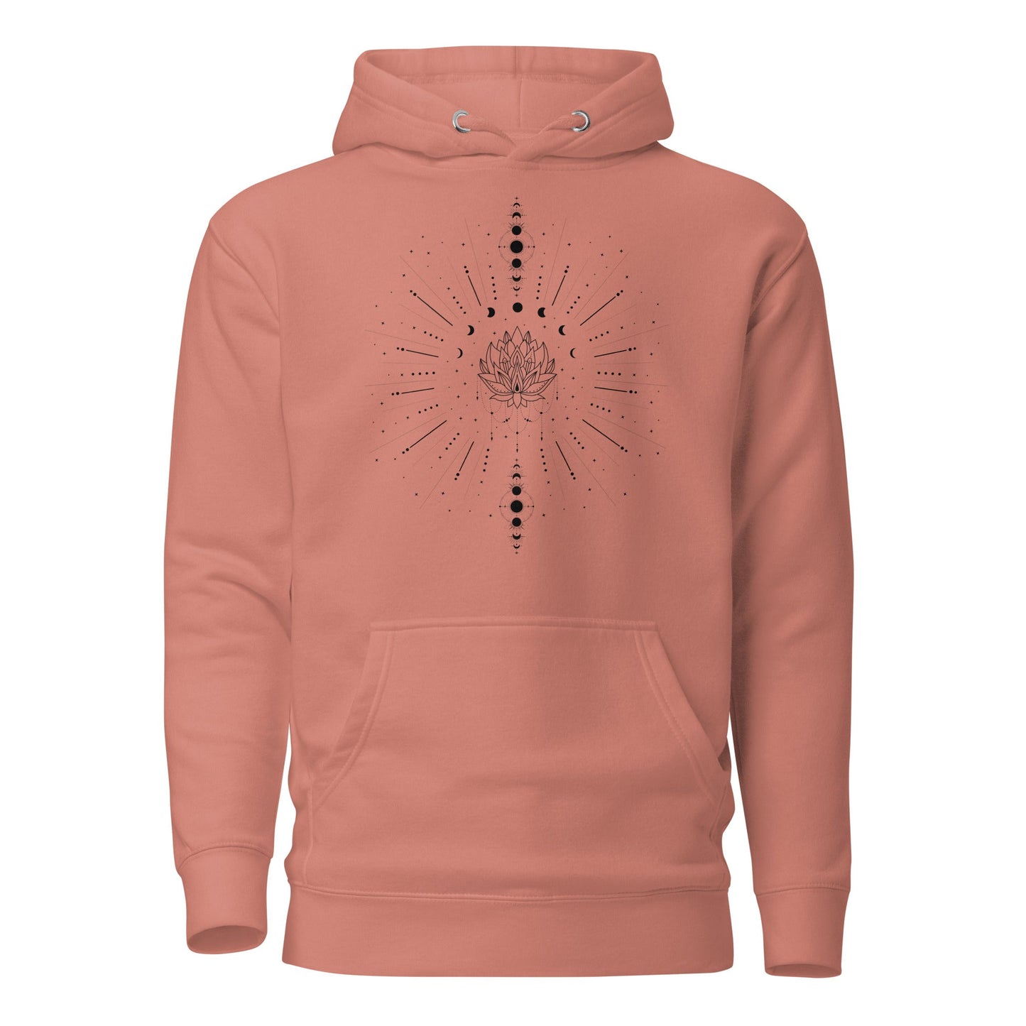 Lotus Line Art Hoodie | Minimalistisches Design | Zeitlos & gemütlich - YogaStylz