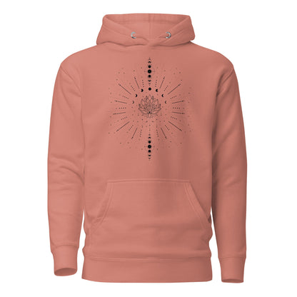 Lotus Line Art Hoodie | Minimalistisches Design | Zeitlos & gemütlich - YogaStylz