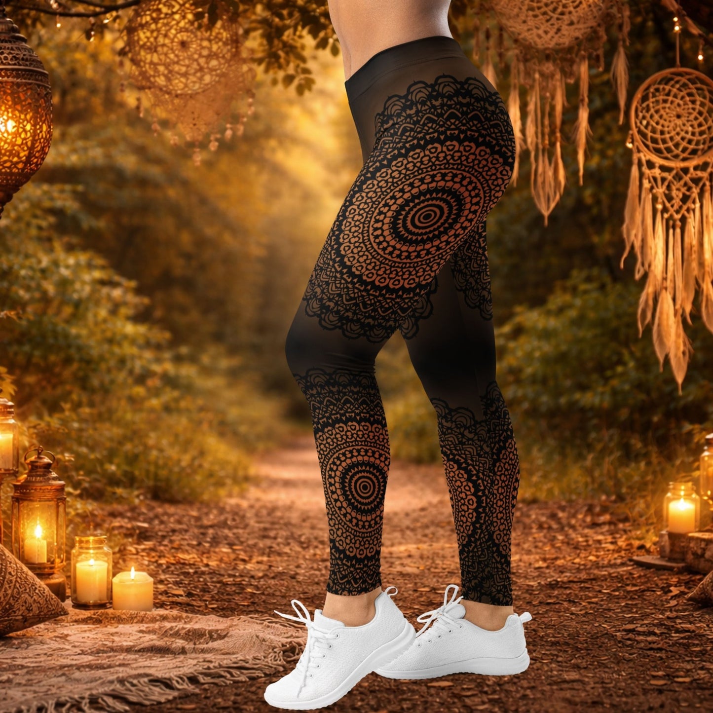 Mandala Power - Leggings – Boho Style & Komfort für Yoga & Alltag - YogaStylz