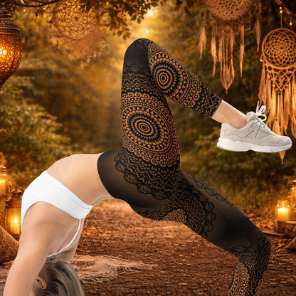 Mandala Power - Leggings – Boho Style & Komfort für Yoga & Alltag - YogaStylz