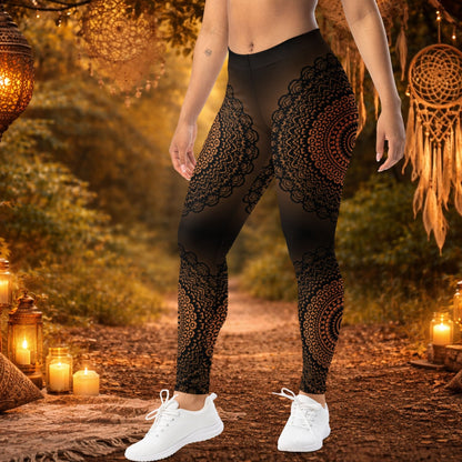 Mandala Power - Leggings – Boho Style & Komfort für Yoga & Alltag - YogaStylz